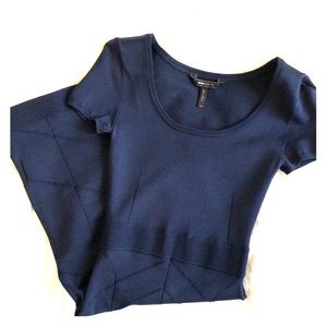 BCBG navy bodycon dress